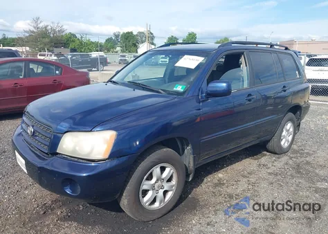 2003 Toyota Highlander V6 from USA, damaged, VIN JTEGF21A230093412